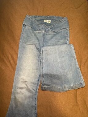 We The Free Light Blue Wide Leg Jeans